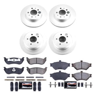 PowerStop® - Z23 Evolution Geomet® Plain Front and Rear Brake Kit