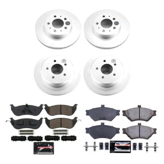 PowerStop® - Z23 Evolution Geomet® Plain Front and Rear Brake Kit