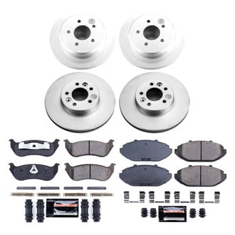 PowerStop® - Z23 Evolution Geomet® Plain Front and Rear Brake Kit