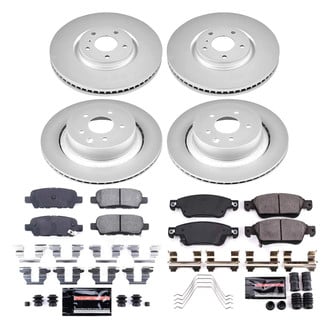 PowerStop® - Z23 Evolution Geomet® Plain Front and Rear Brake Kit