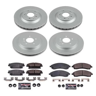 PowerStop® - Z23 Evolution Geomet® Plain Front and Rear Brake Kit