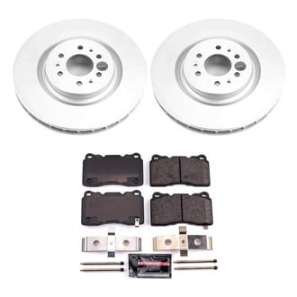PowerStop® - Z23 Evolution Geomet® Plain Front Brake Kit