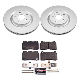 PowerStop® - Z23 Evolution Geomet® Plain Front Brake Kit