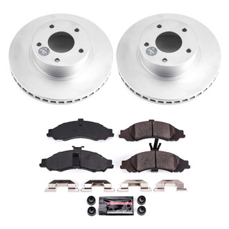 PowerStop® - Z23 Evolution Geomet® Plain Front Brake Kit