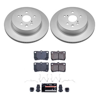 PowerStop® - Z23 Evolution Geomet® Plain Rear Brake Kit