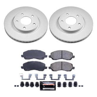 PowerStop® - Z23 Evolution Geomet® Plain Front Brake Kit
