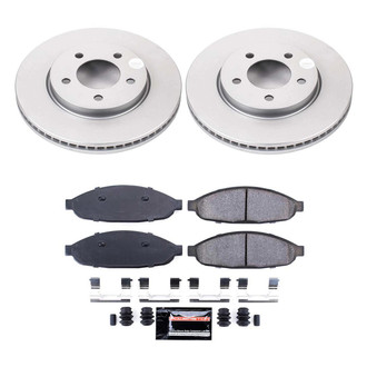 PowerStop® - Z23 Evolution Geomet® Plain Front Brake Kit