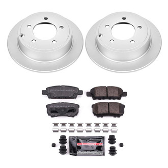 PowerStop® - Z23 Evolution Geomet® Plain Rear Brake Kit