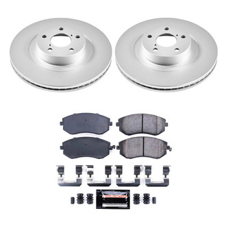 PowerStop® - Z23 Evolution Geomet® Plain Front Brake Kit