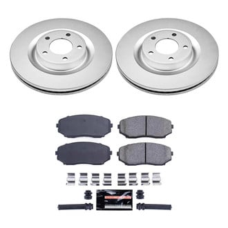 PowerStop® CPK3057-23 - Z23 Evolution Geomet® Plain Front Brake Kit