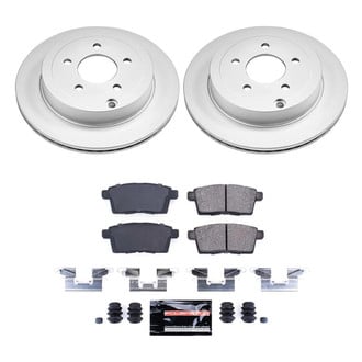 PowerStop® - Z23 Evolution Geomet® Plain Rear Brake Kit