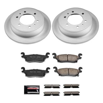 PowerStop® - Z23 Evolution Geomet® Plain Rear Brake Kit