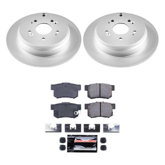 PowerStop® - Z23 Evolution Geomet® Plain Rear Brake Kit