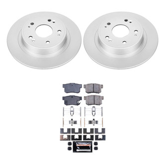 PowerStop® - Z23 Evolution Geomet® Plain Rear Brake Kit