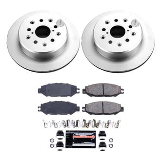 PowerStop® - Z23 Evolution Geomet® Plain Rear Brake Kit