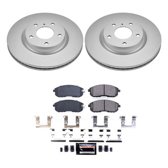 PowerStop® - Z23 Evolution Geomet® Plain Front Brake Kit