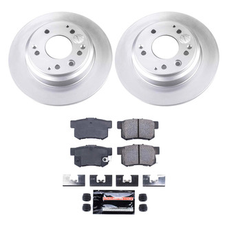 PowerStop® - Z23 Evolution Geomet® Plain Rear Brake Kit