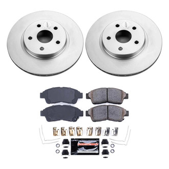 PowerStop® - Z23 Evolution Geomet® Plain Front Brake Kit