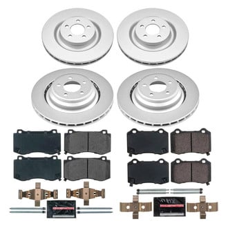 PowerStop® - Z23 Evolution Geomet® Plain Front and Rear Brake Kit