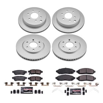 PowerStop® - Z23 Evolution Geomet® Plain Front and Rear Brake Kit