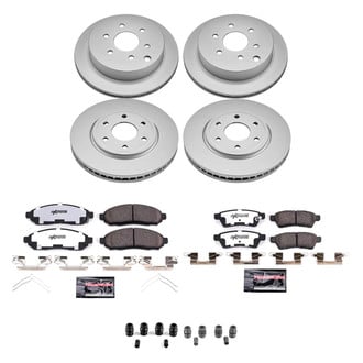 PowerStop® - Z36 Evolution Geomet® Plain Front and Rear Brake Kit