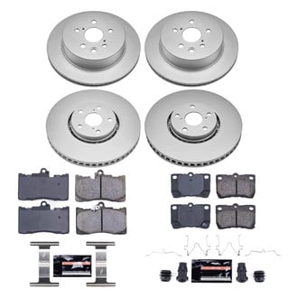 PowerStop® - Z23 Evolution Geomet® Plain Front and Rear Brake Kit