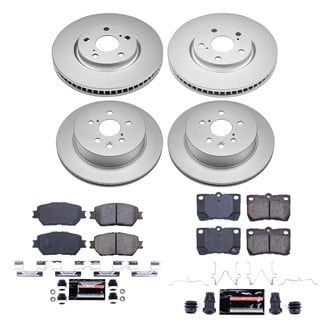 PowerStop® - Z23 Evolution Geomet® Plain Front and Rear Brake Kit