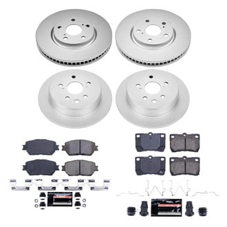 PowerStop® - Z23 Evolution Geomet® Plain Front and Rear Brake Kit