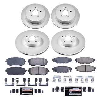 PowerStop® - Z23 Evolution Geomet® Plain Front and Rear Brake Kit