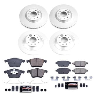 PowerStop® - Z23 Evolution Geomet® Plain Front and Rear Brake Kit
