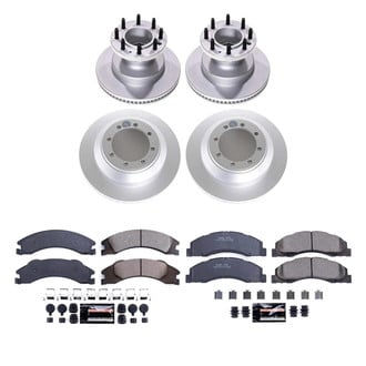 PowerStop® - Z23 Evolution Geomet® Plain Front and Rear Brake Kit