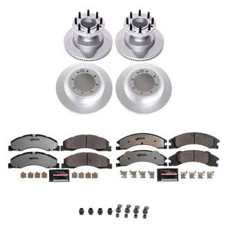 PowerStop® - Z36 Evolution Geomet® Plain Front and Rear Brake Kit