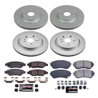 PowerStop® - Z23 Evolution Geomet® Plain Front and Rear Brake Kit