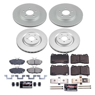 PowerStop® - Z23 Evolution Geomet® Plain Front and Rear Brake Kit