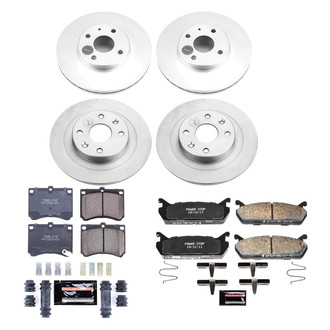PowerStop® - Z23 Evolution Geomet® Plain Front and Rear Brake Kit
