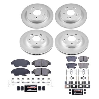 PowerStop® - Z23 Evolution Geomet® Plain Front and Rear Brake Kit