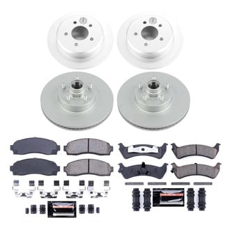 PowerStop® - Z23 Evolution Geomet® Plain Front and Rear Brake Kit