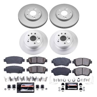 PowerStop® - Z23 Evolution Geomet® Plain Front and Rear Brake Kit