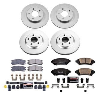 PowerStop® - Z23 Evolution Geomet® Plain Front and Rear Brake Kit