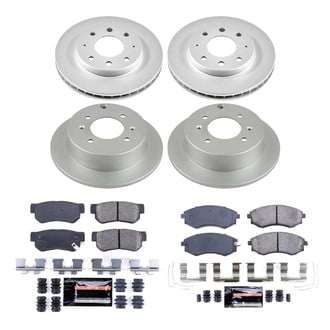 PowerStop® - Z23 Evolution Geomet® Plain Brake Kit