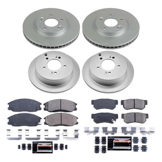 PowerStop® - Z23 Evolution Geomet® Plain Front and Rear Brake Kit