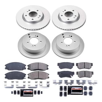 PowerStop® - Z23 Evolution Geomet® Plain Front and Rear Brake Kit
