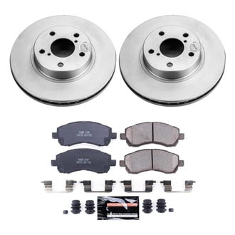 PowerStop® - Z23 Evolution Geomet® Plain Front Brake Kit