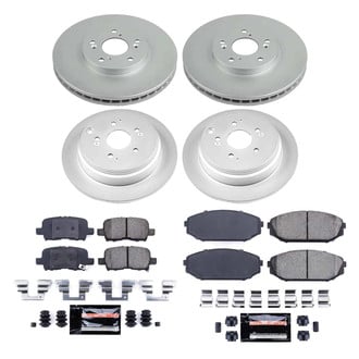 PowerStop® - Z23 Evolution Geomet® Plain Front and Rear Brake Kit