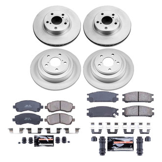PowerStop® - Z23 Evolution Geomet® Plain Front and Rear Brake Kit