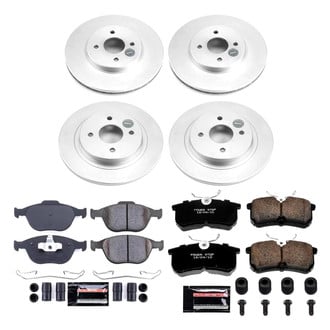 PowerStop® - Z23 Evolution Geomet® Plain Front and Rear Brake Kit
