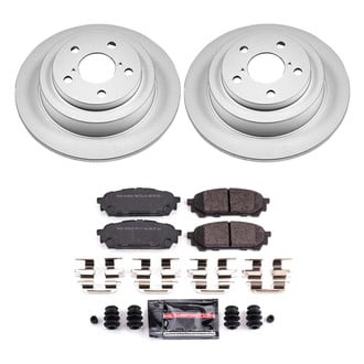 PowerStop® - Z23 Evolution Geomet® Plain Rear Brake Kit