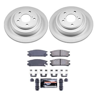PowerStop® - Z23 Evolution Geomet® Plain Rear Brake Kit