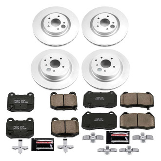 PowerStop® - Z23 Evolution Geomet® Plain Front and Rear Brake Kit