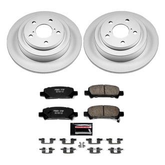 PowerStop® - Z23 Evolution Geomet® Plain Rear Brake Kit